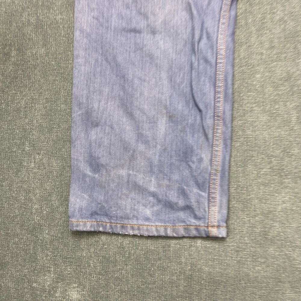 Levi's 505 Jeans Mens 40x32 Blue Denim Cotton Pockets Straight Leg Regular Fit
